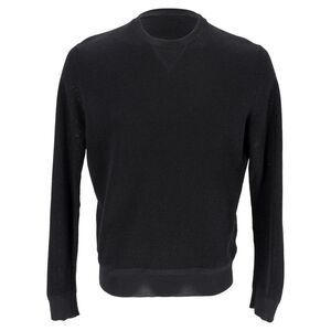 Tom Ford Crewneck Sweater in Black Cotton